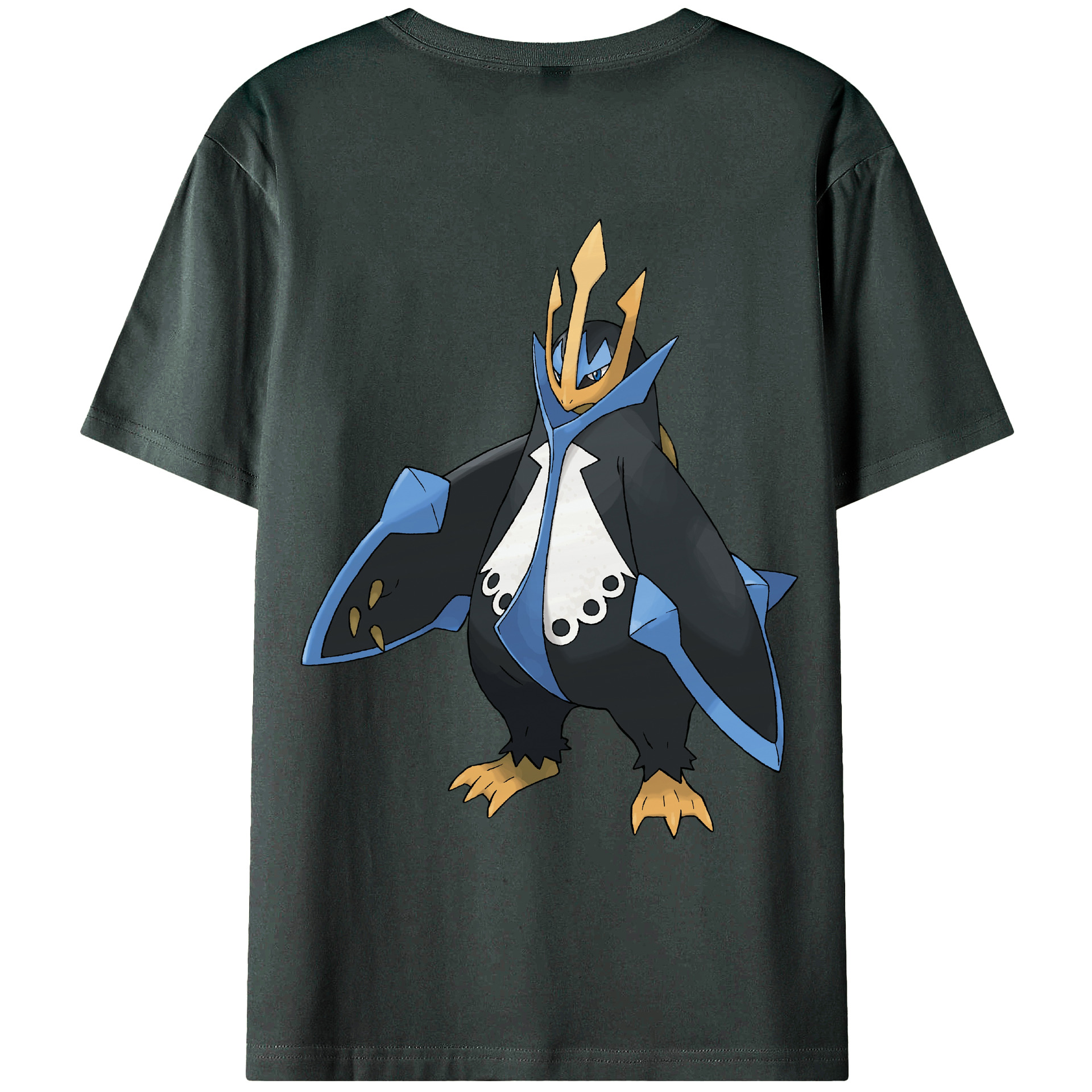 （画像用） ポケットモンスター Pokémon 綿100％ メンズ半袖Tシャツ（バックプリント） 通気性